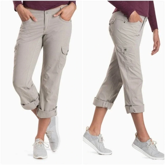 KUHL Splash Roll Up Hiking Pants Women 6 reg tan - Picture 15 of 15